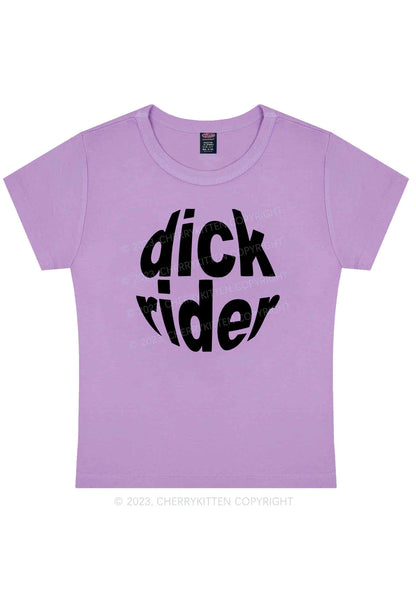 Curvy Big Dxxk Rider Y2K Baby Tee Cherrykitten