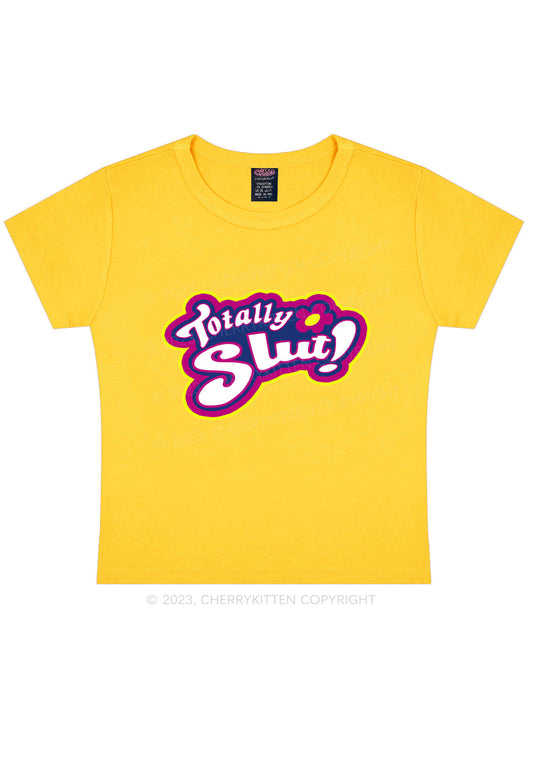 Totally Slxt Y2K Baby Tee Cherrykitten