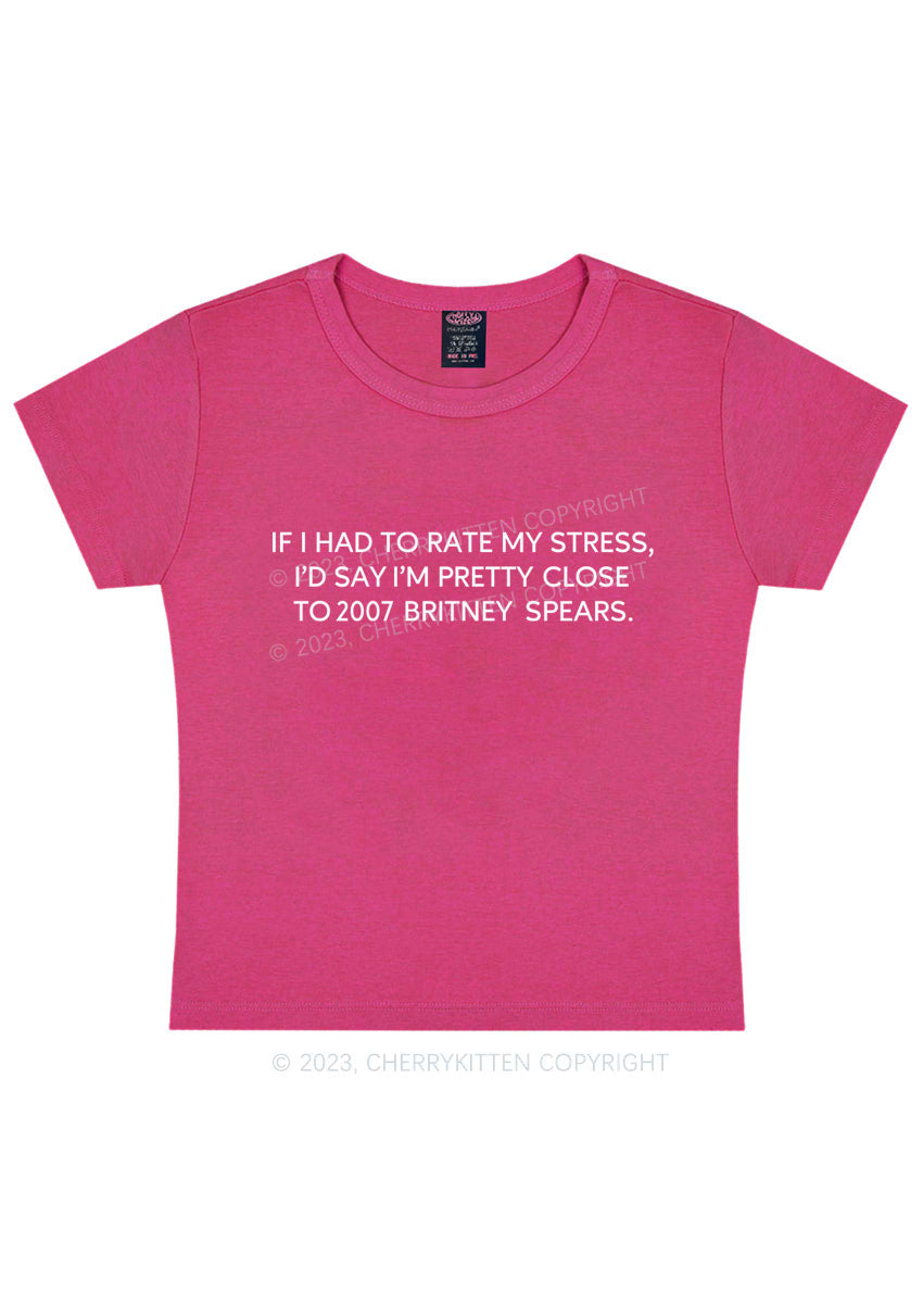 Curvy I Had To Rate My Stress Y2K Baby Tee Cherrykitten