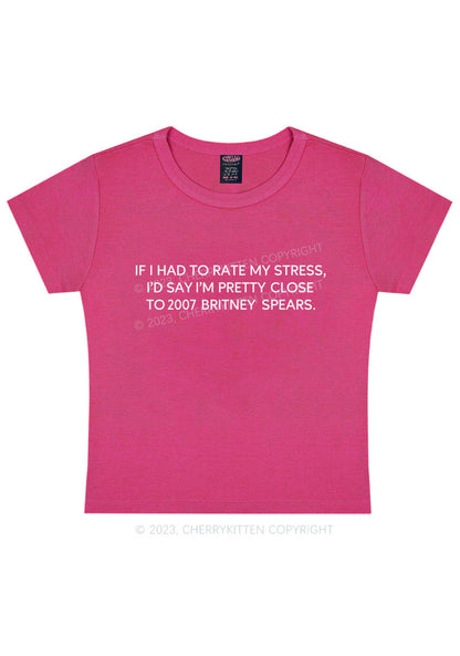 Curvy I Had To Rate My Stress Y2K Baby Tee Cherrykitten