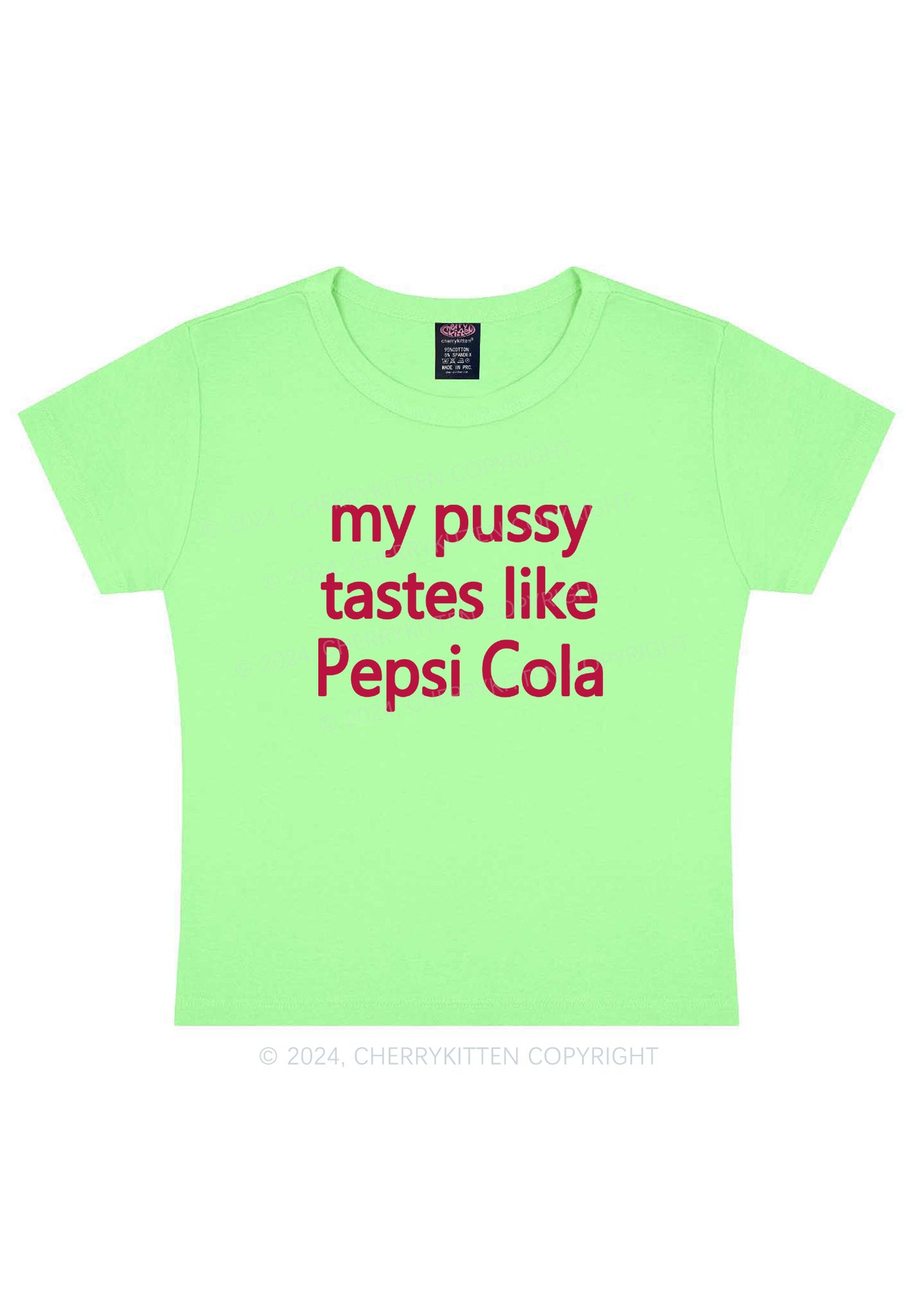 Tastes Like Cola Y2K Baby Tee Cherrykitten