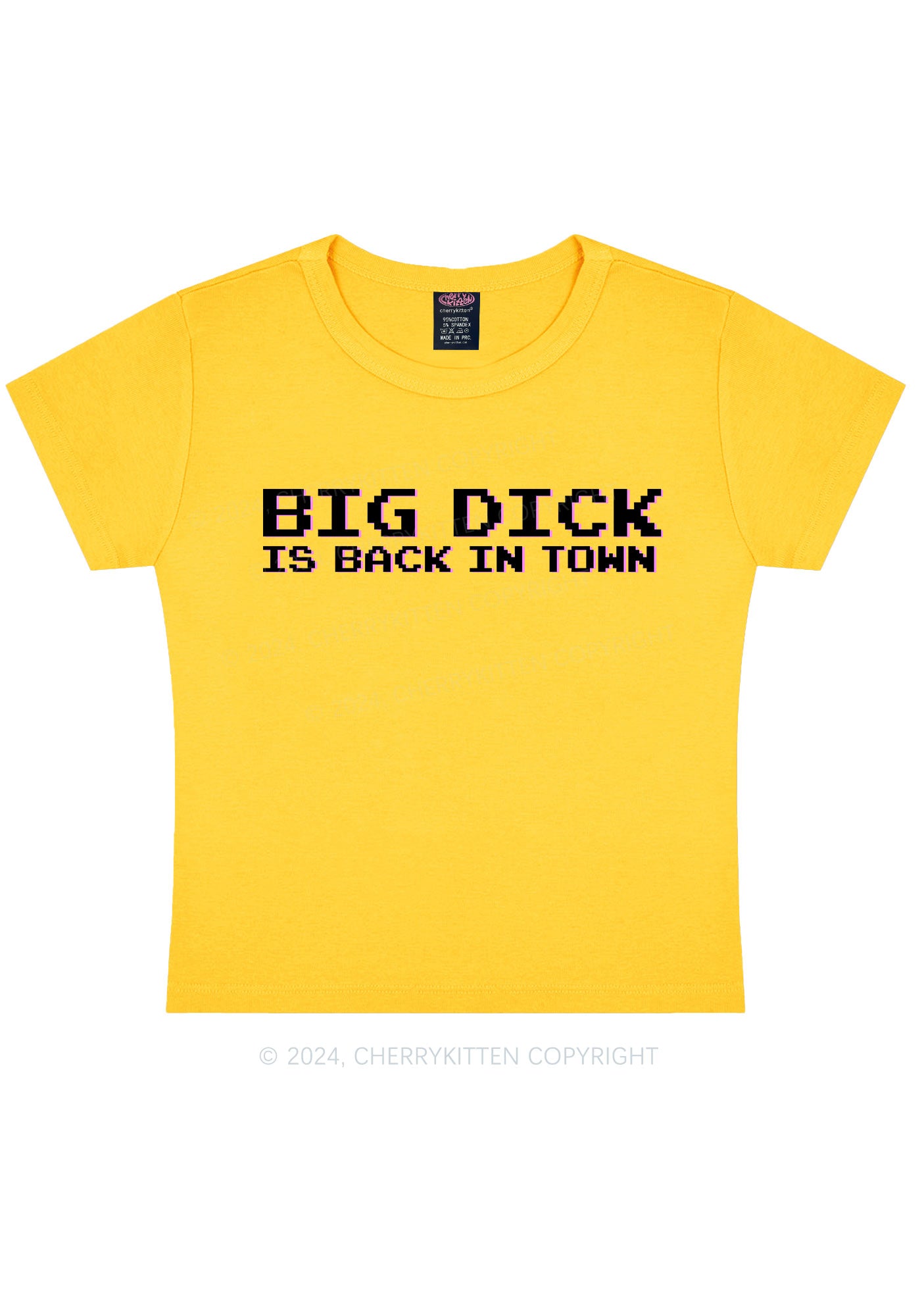 Big Is Back In Town Y2k Baby Tee