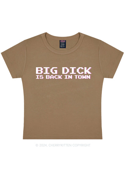 Big Is Back In Town Y2k Baby Tee