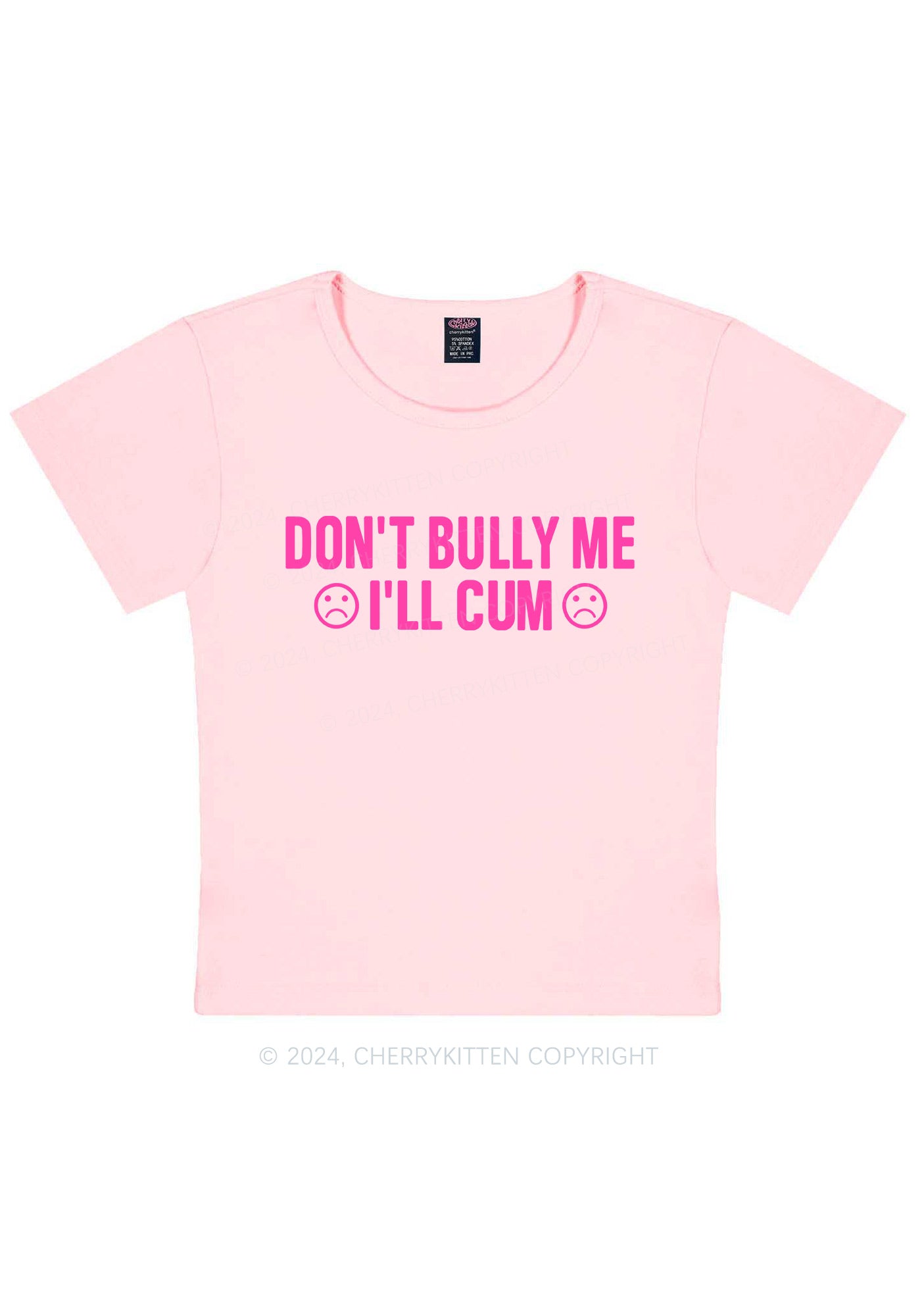 Don't Bully Me Y2k Baby Tee