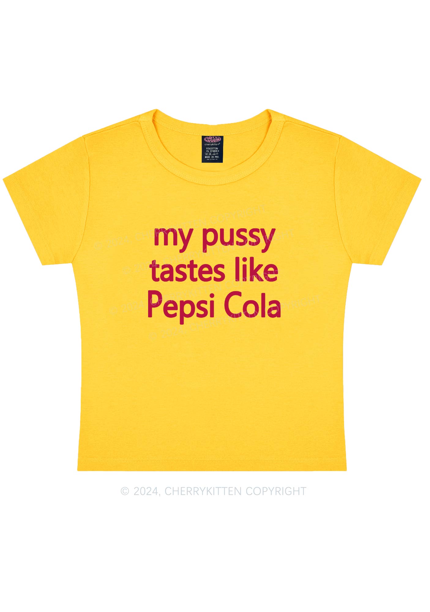 Tastes Like Cola Y2K Baby Tee Cherrykitten