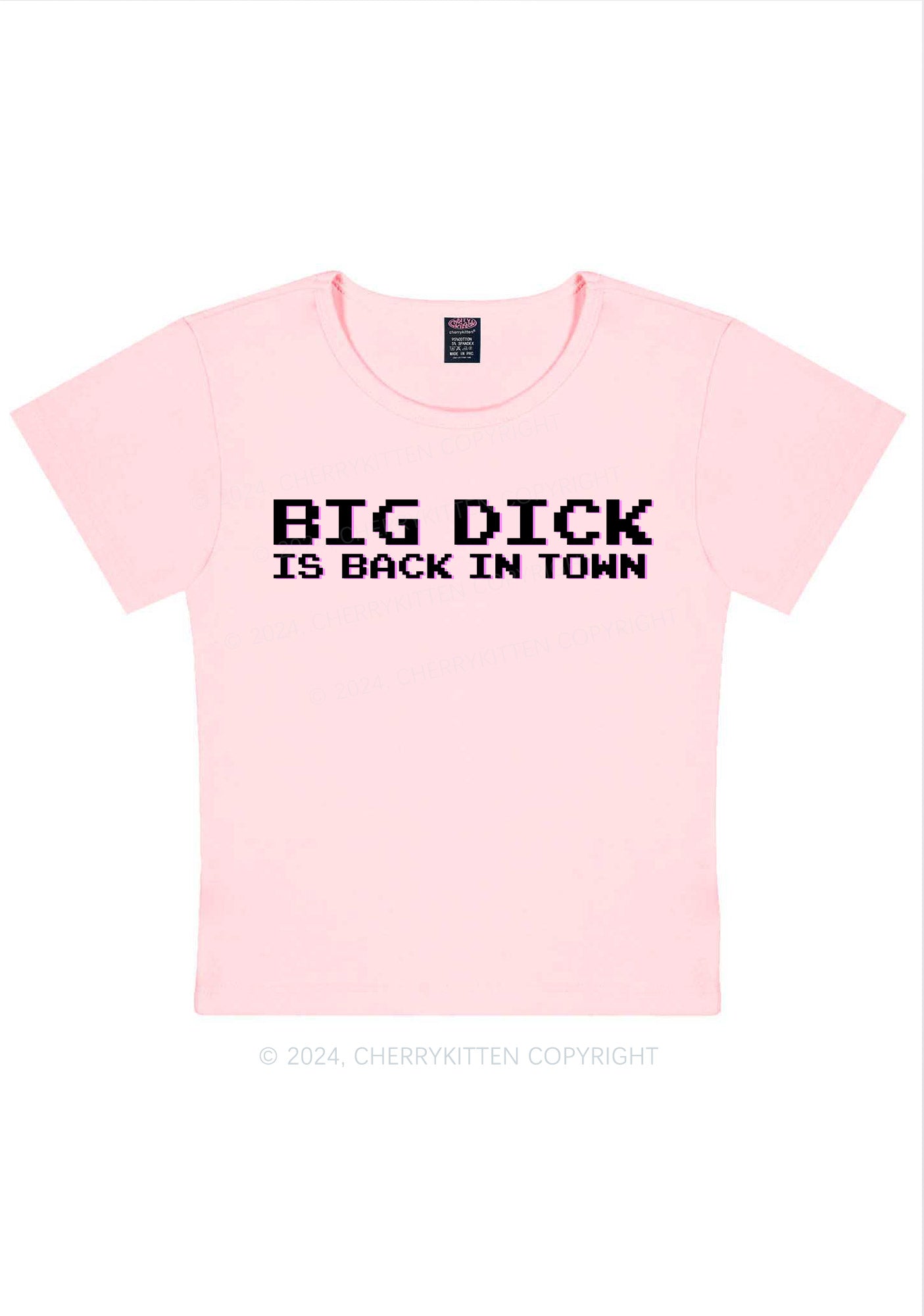 Big Is Back In Town Y2k Baby Tee