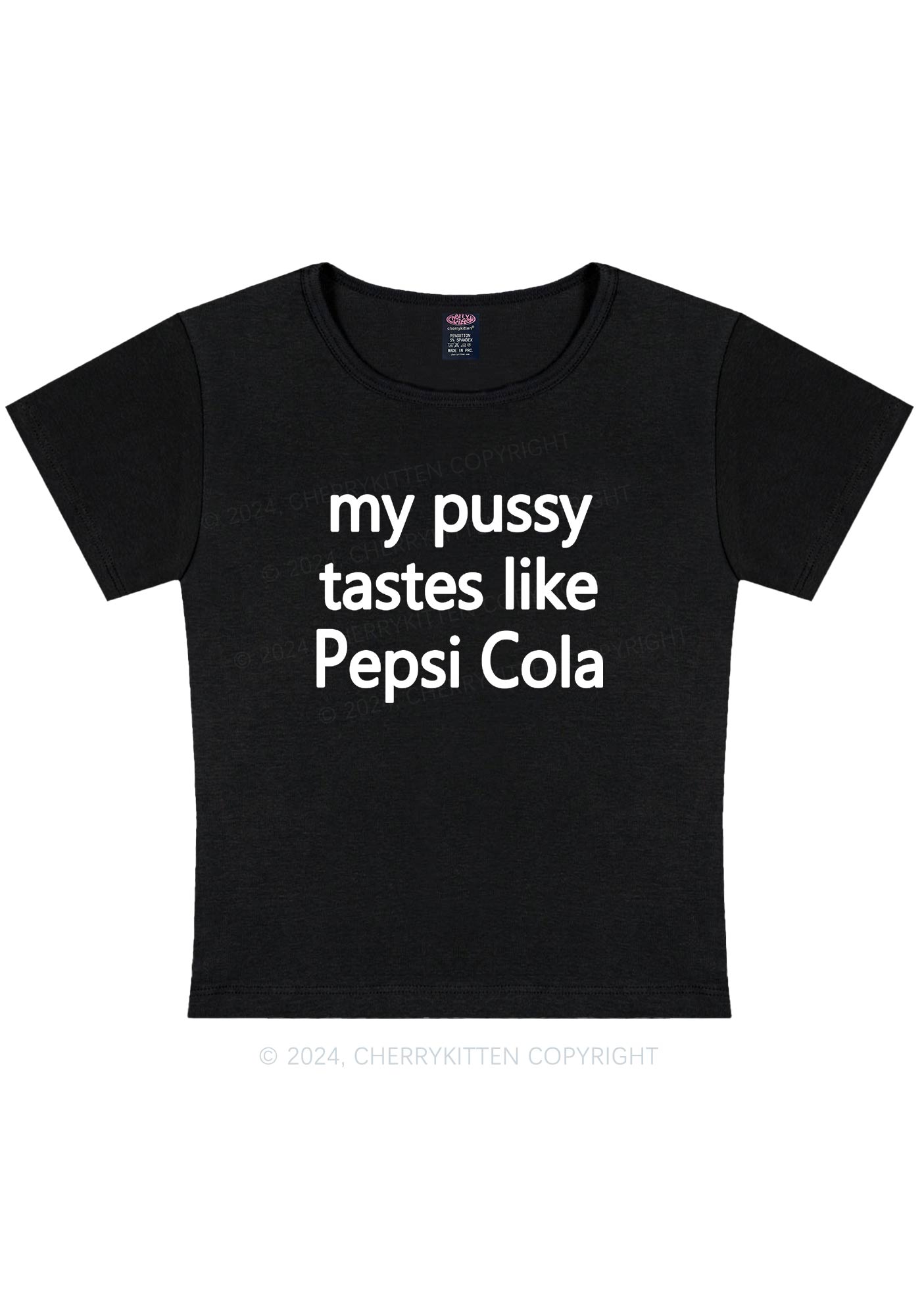 Tastes Like Cola Y2K Baby Tee Cherrykitten