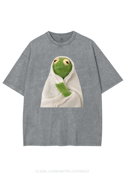 Lonely Frog Y2K Washed Tee Cherrykitten