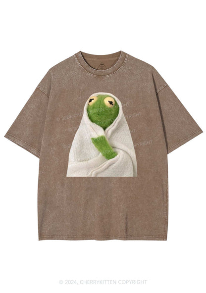 Lonely Frog Y2K Washed Tee Cherrykitten