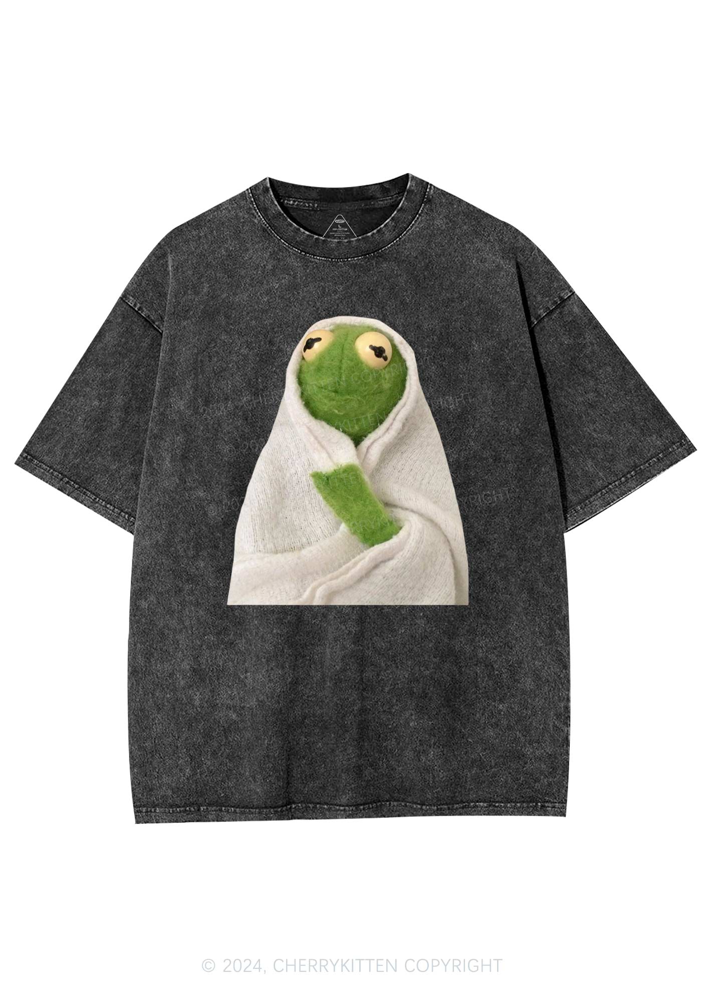 Lonely Frog Y2K Washed Tee Cherrykitten