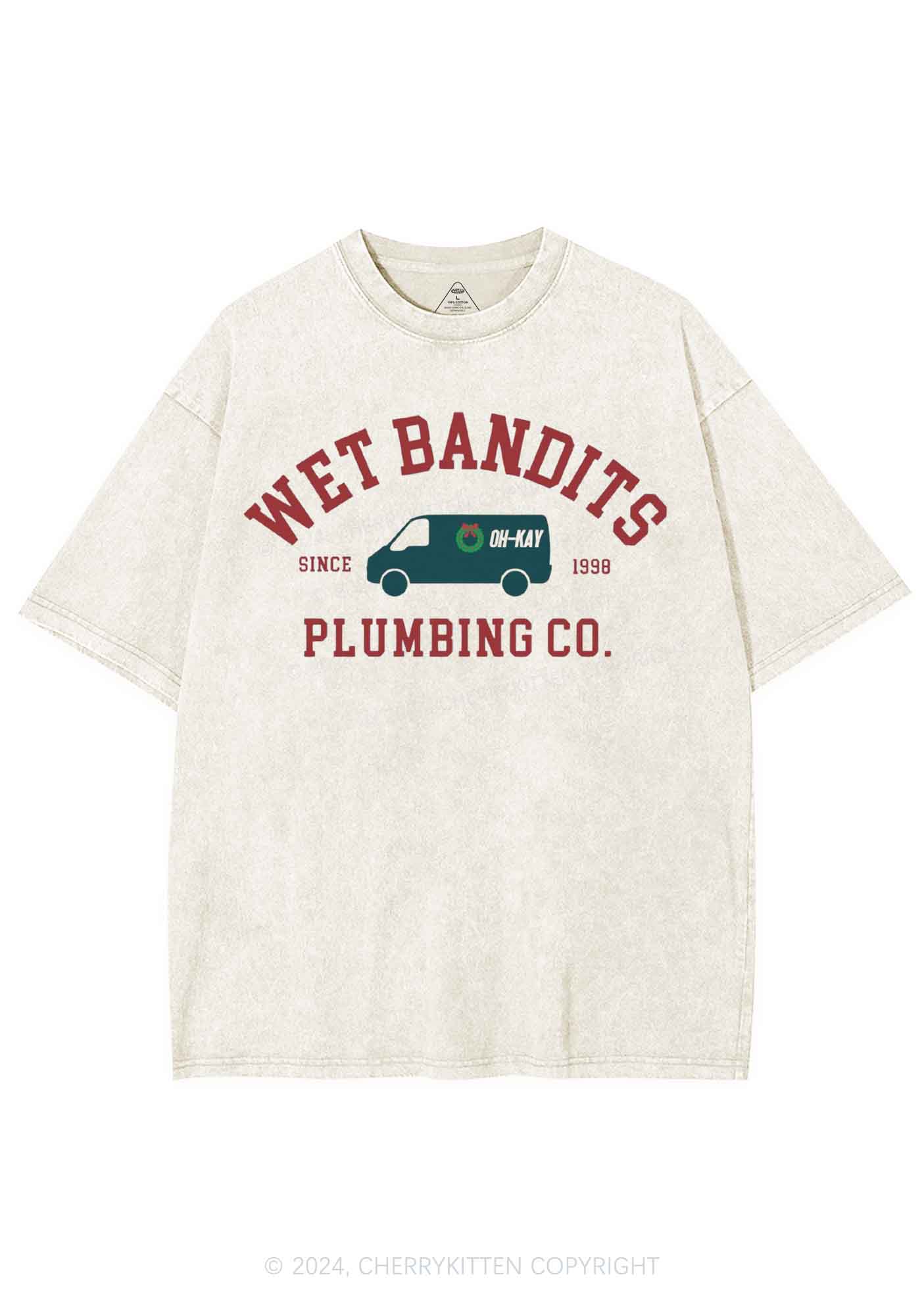 Christmas Wet Bandits Y2K Washed Tee Cherrykitten