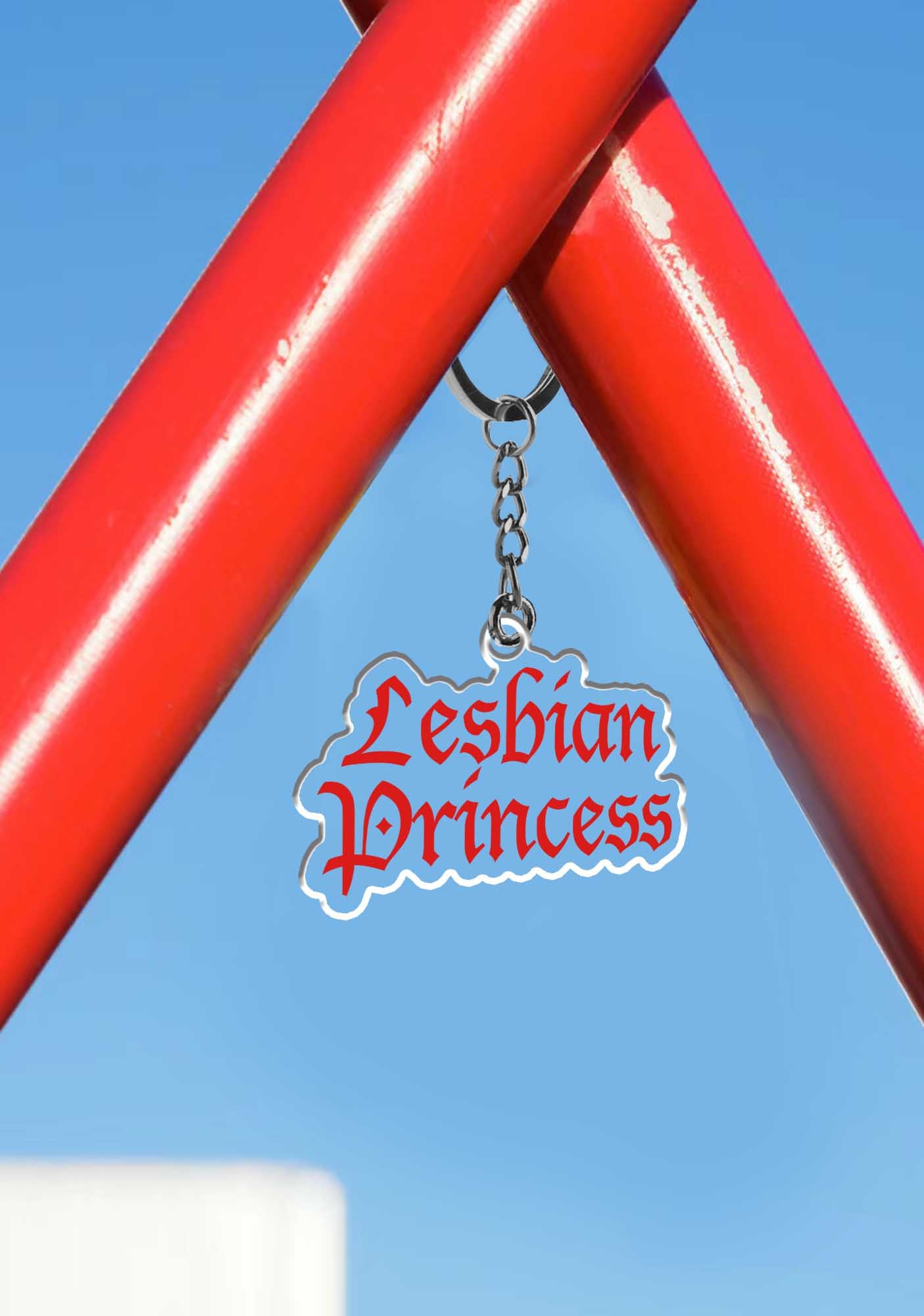 Lesbian Princess 1Pc Y2K Keychain Cherrykitten