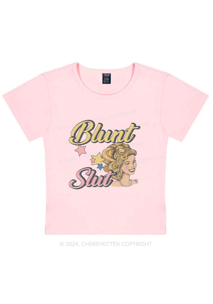 Blunt Slxt Y2K Baby Tee Cherrykitten