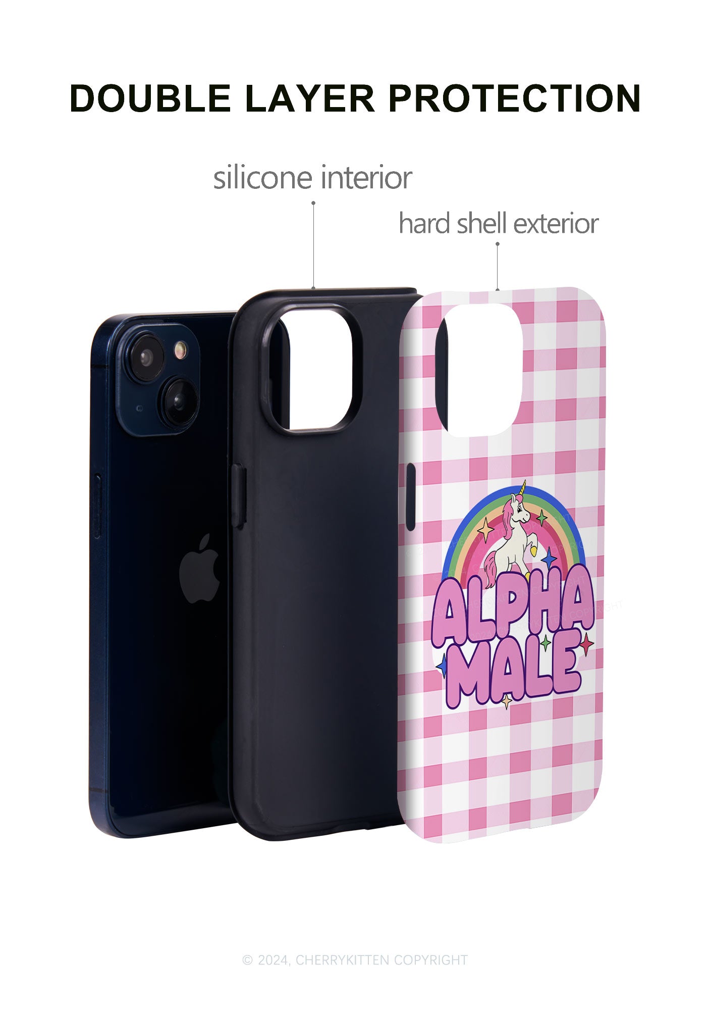 Unicorn Alpha Male Y2K Phone Case Cherrykitten