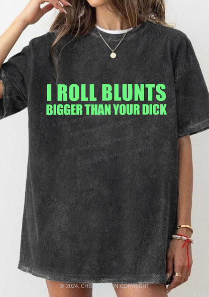 I Roll Blunts Y2K Washed Tee Cherrykitten