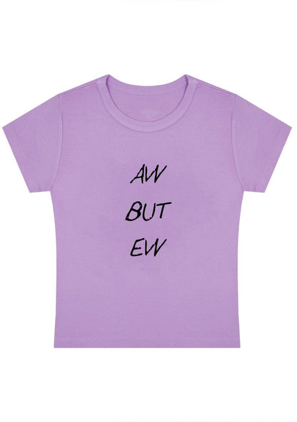 AW But EW Y2k Baby Tee - cherrykittenAW But EW Y2k Baby Tee