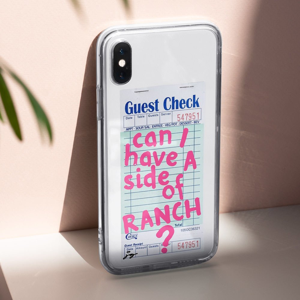 Can I Have A Side Of Ranch Transparent Phone Case - cherrykittenCan I Have A Side Of Ranch Transparent Phone Case