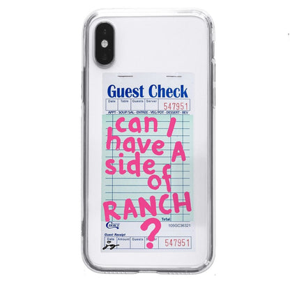 Can I Have A Side Of Ranch Transparent Phone Case - cherrykittenCan I Have A Side Of Ranch Transparent Phone Case