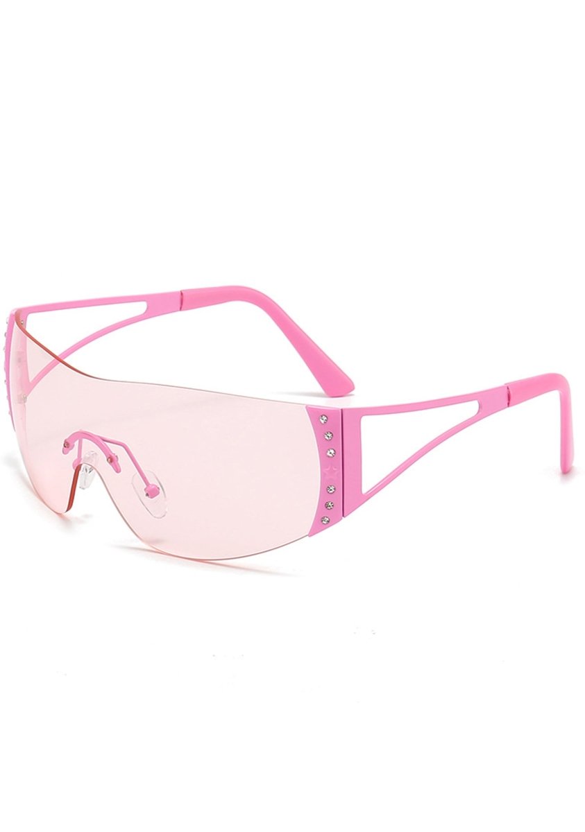 Cherrykitten Chromatic Vision Frameless Shield Sunglasses for Sale