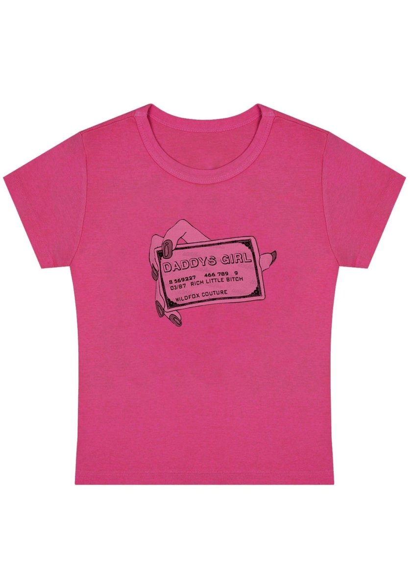 Daddys Girl Y2k Baby Tee - cherrykittenDaddys Girl Y2k Baby Tee