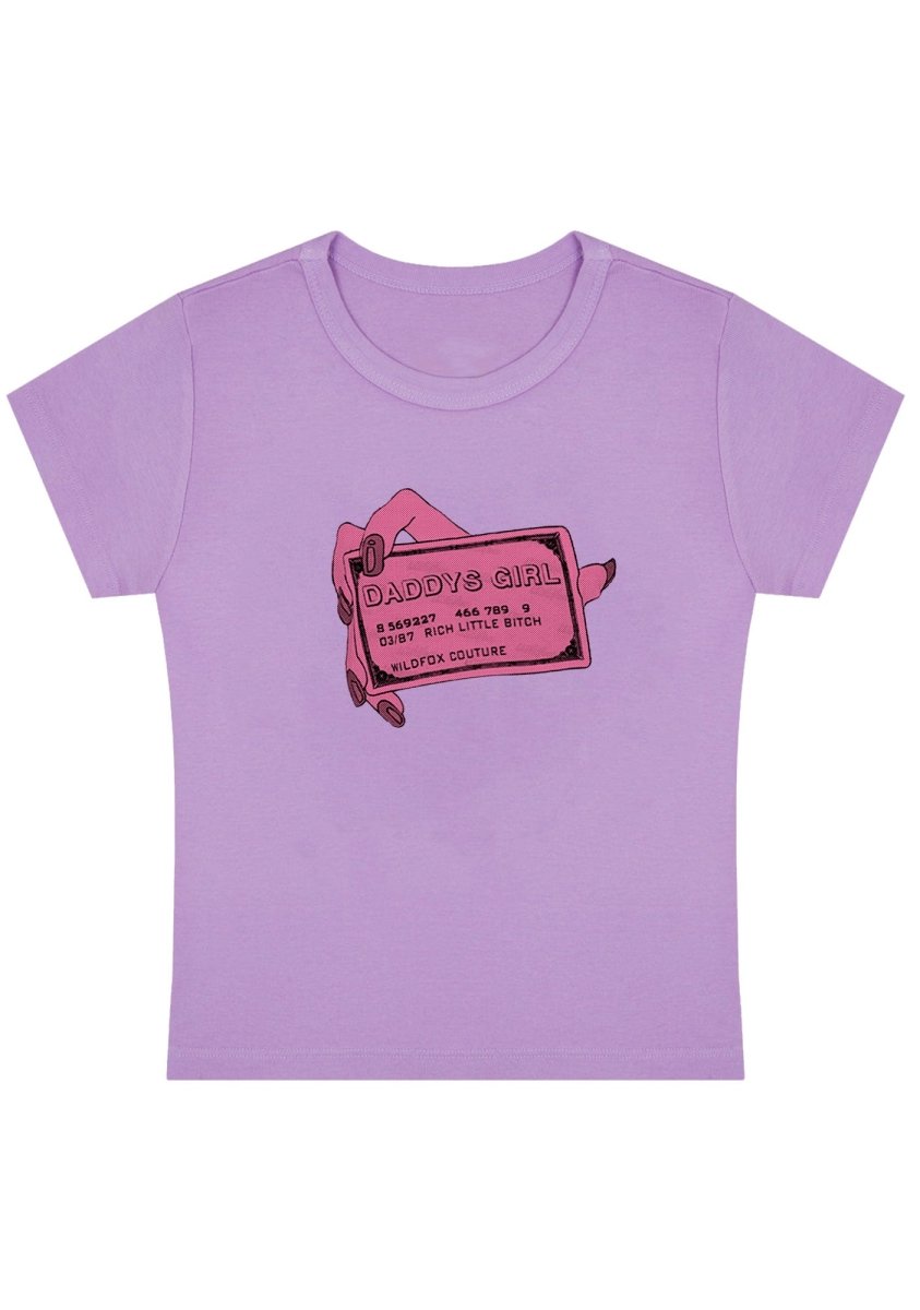 Daddys Girl Y2k Baby Tee - cherrykittenDaddys Girl Y2k Baby Tee