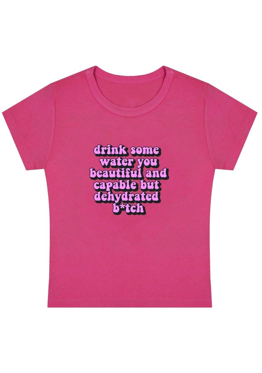 Drink Some Water Y2k Baby Tee-cherrykitten-Baby Tees,Damn,Savage,Tops