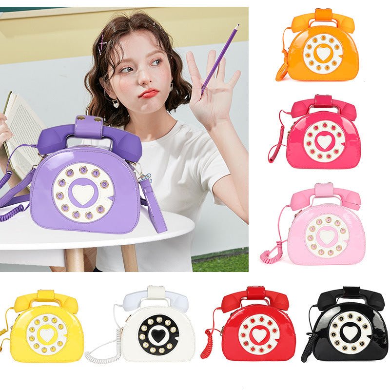 Pink Retro Telephone Sling Bag – unnielooks