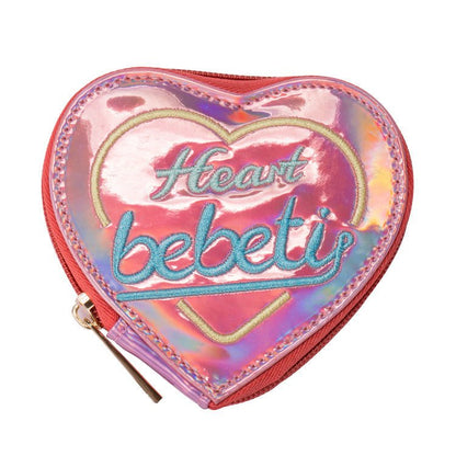 Heart Bebeti Embroidery Laser Purse - cherrykittenHeart Bebeti Embroidery Laser Purse