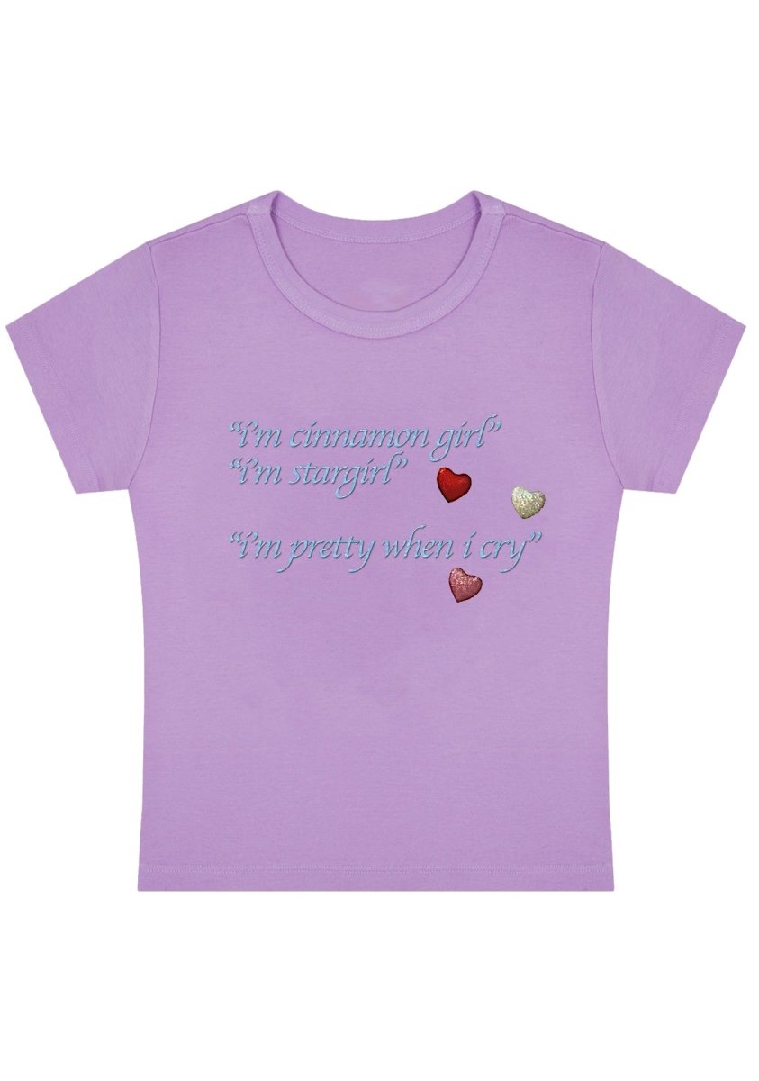 I'm Cinnamon Girl Y2k Baby Tee-cherrykitten-Baby Tees,Savage,Tops