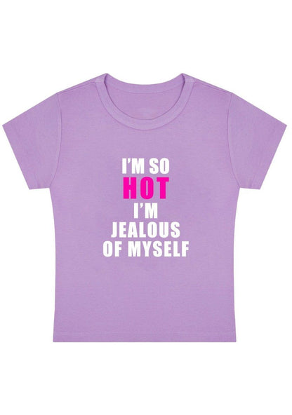 I'm Jealous Of Myself Y2k Baby Tee-cherrykitten-Baby Tees,Savage,Tops