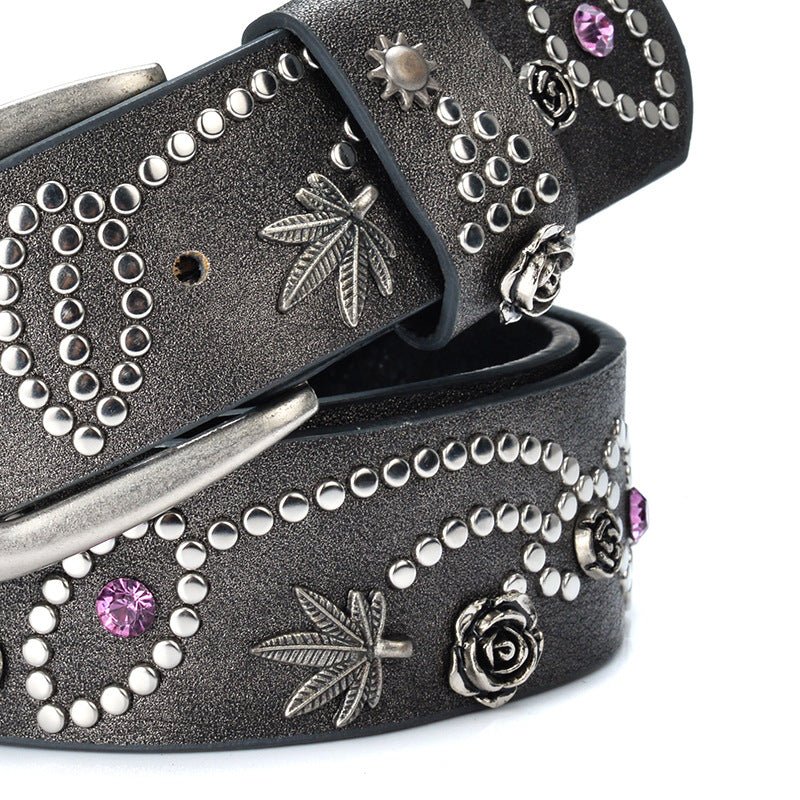 Metal on sale flower belt