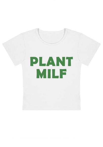 Plant Mxxf Y2k Baby Tee - cherrykittenPlant Mxxf Y2k Baby Tee