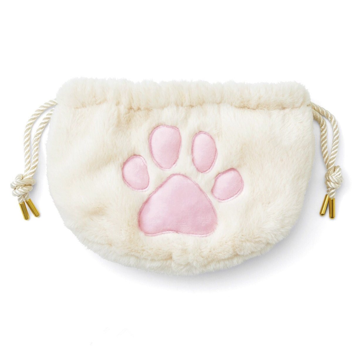 Plush Cat Paw Makeup Bag - cherrykittenPlush Cat Paw Makeup Bag