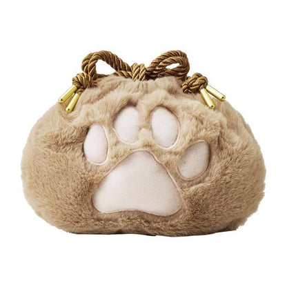 Plush Cat Paw Makeup Bag - cherrykittenPlush Cat Paw Makeup Bag