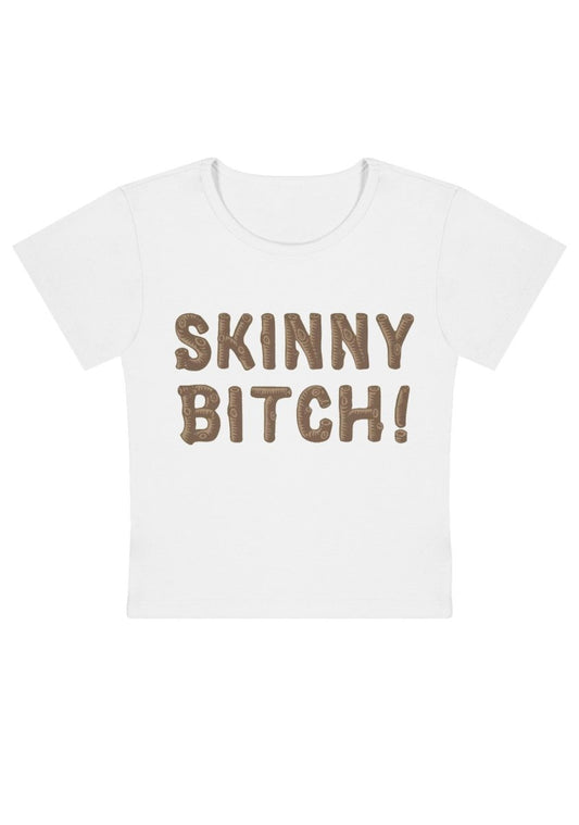 Skinny Bxxch Y2k Baby Tee-cherrykitten-Baby Tees,Damn,Savage,Tops