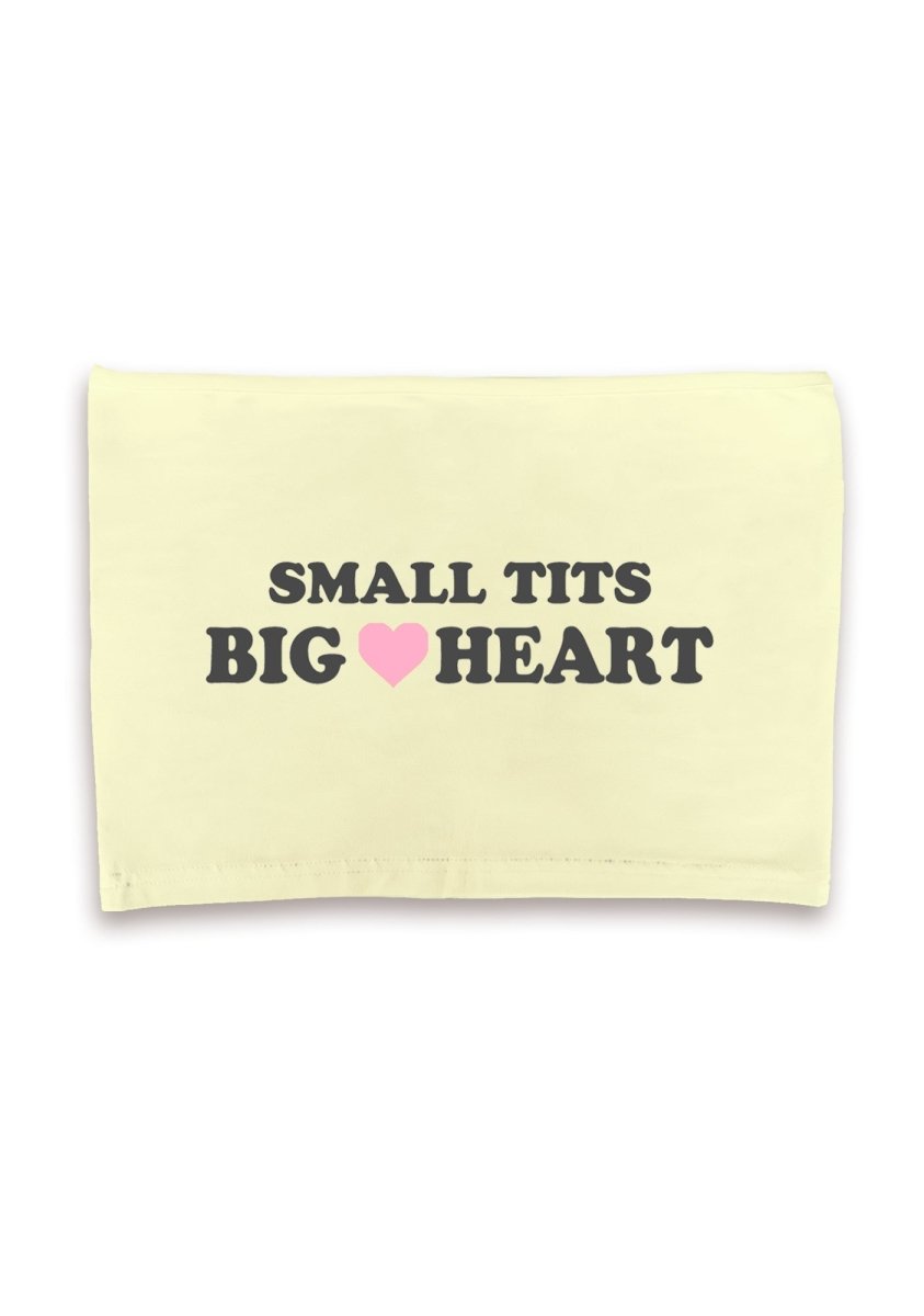 Small But Big Heart Crop Tube - cherrykittenSmall But Big Heart Crop Tube