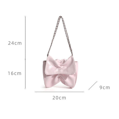 Squeezed Bow Tie Sling Bag - cherrykittenSqueezed Bow Tie Sling Bag