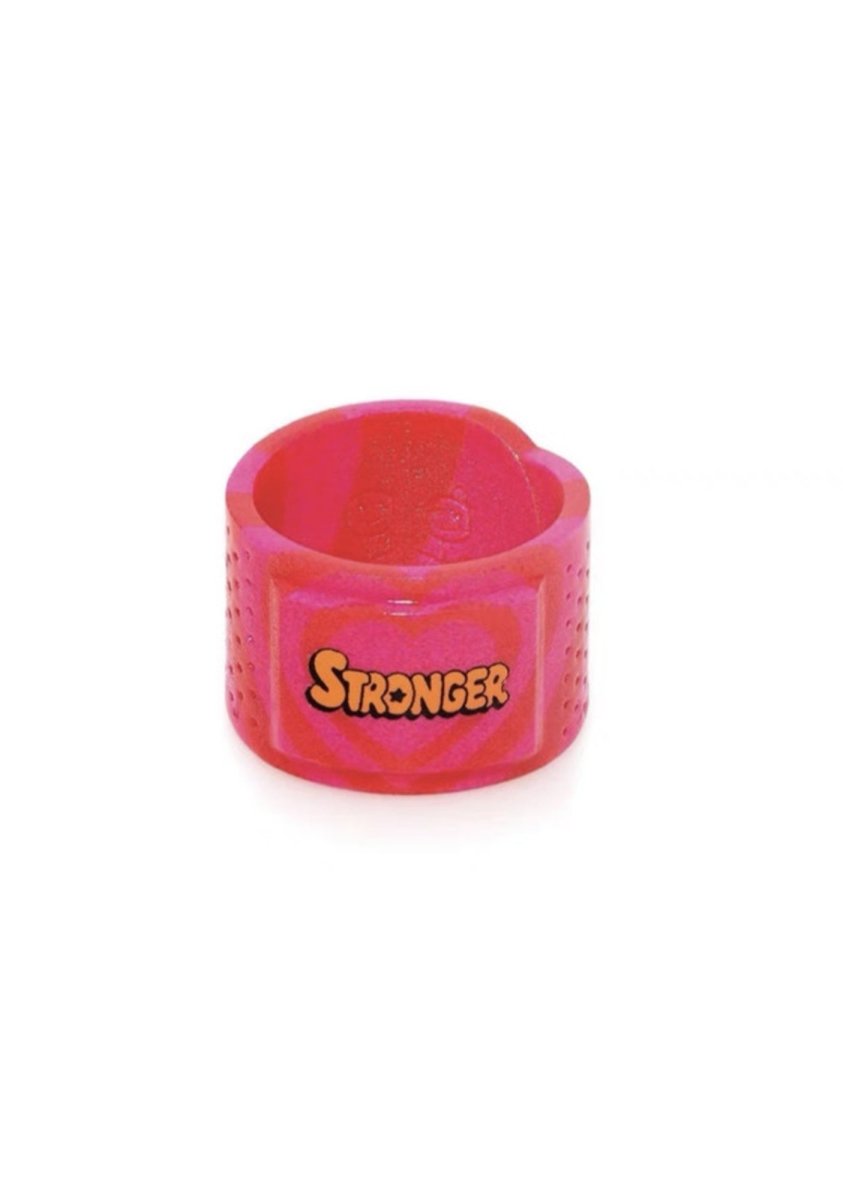 Stronger Band Aid Wide Y2K Rings - cherrykittenStronger Band Aid Wide Y2K Rings